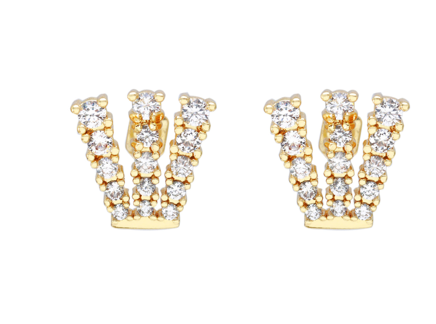 Brinco Cravejado 3 Linhas XYE102861