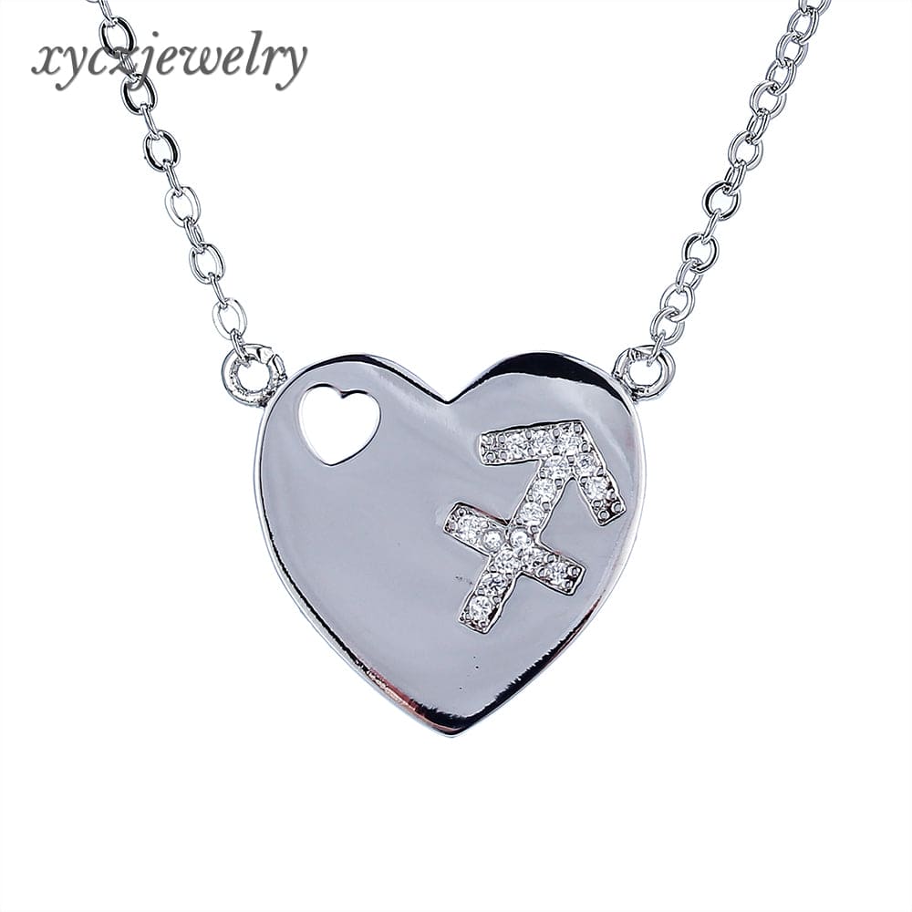DESC- Colar coração signo - Sagitário XYN100301 项链