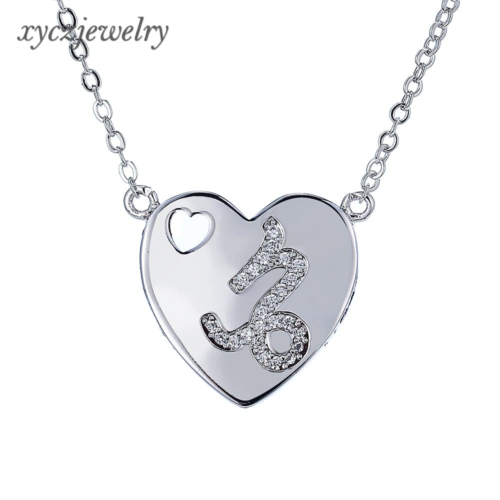 DESC-Colar coração signo - Capricórnio XYN100302