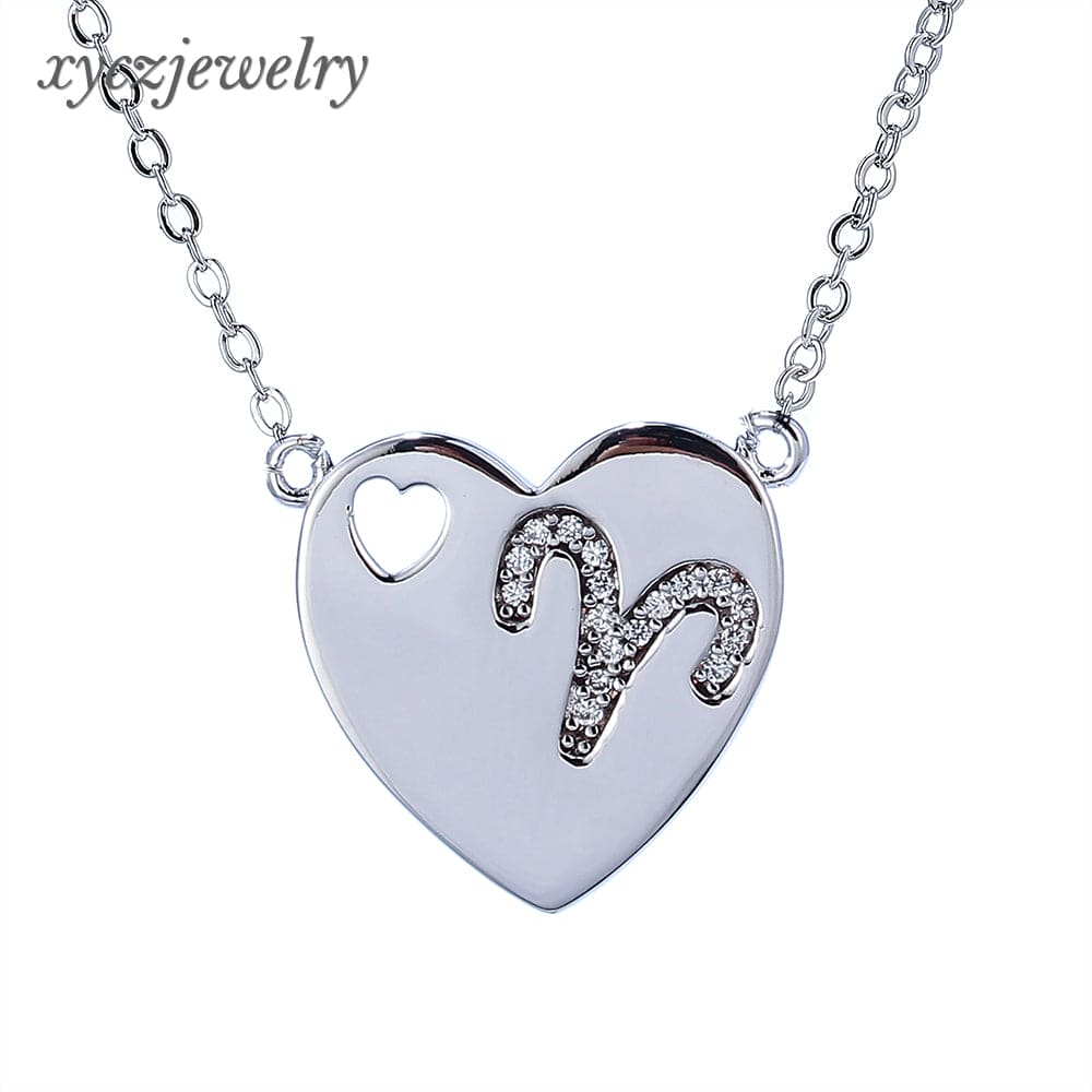 DESC-Colar coração signo - Áries XYN100293