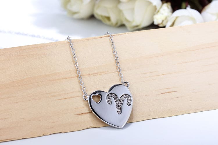 DESC-Colar coração signo - Áries XYN100293