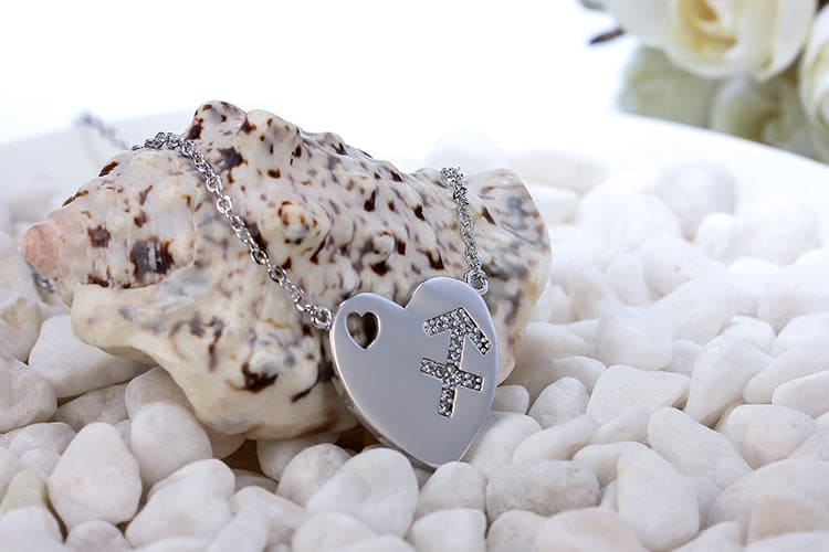 DESC- Colar coração signo - Sagitário XYN100301 项链