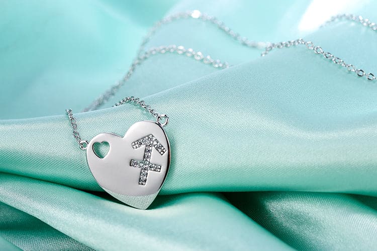 DESC- Colar coração signo - Sagitário XYN100301 项链