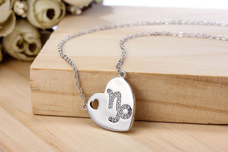DESC-Colar coração signo - Capricórnio XYN100302
