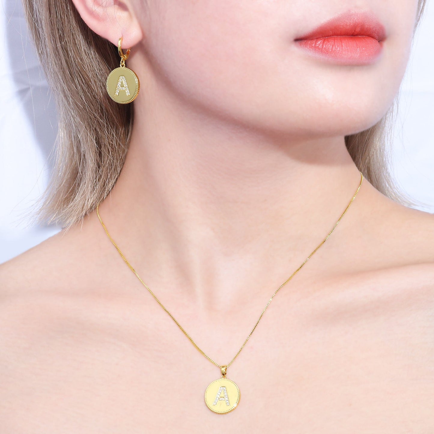 Conjunto Letra na Moeda XYS100744 VENDIDO SEPARADAMENTE