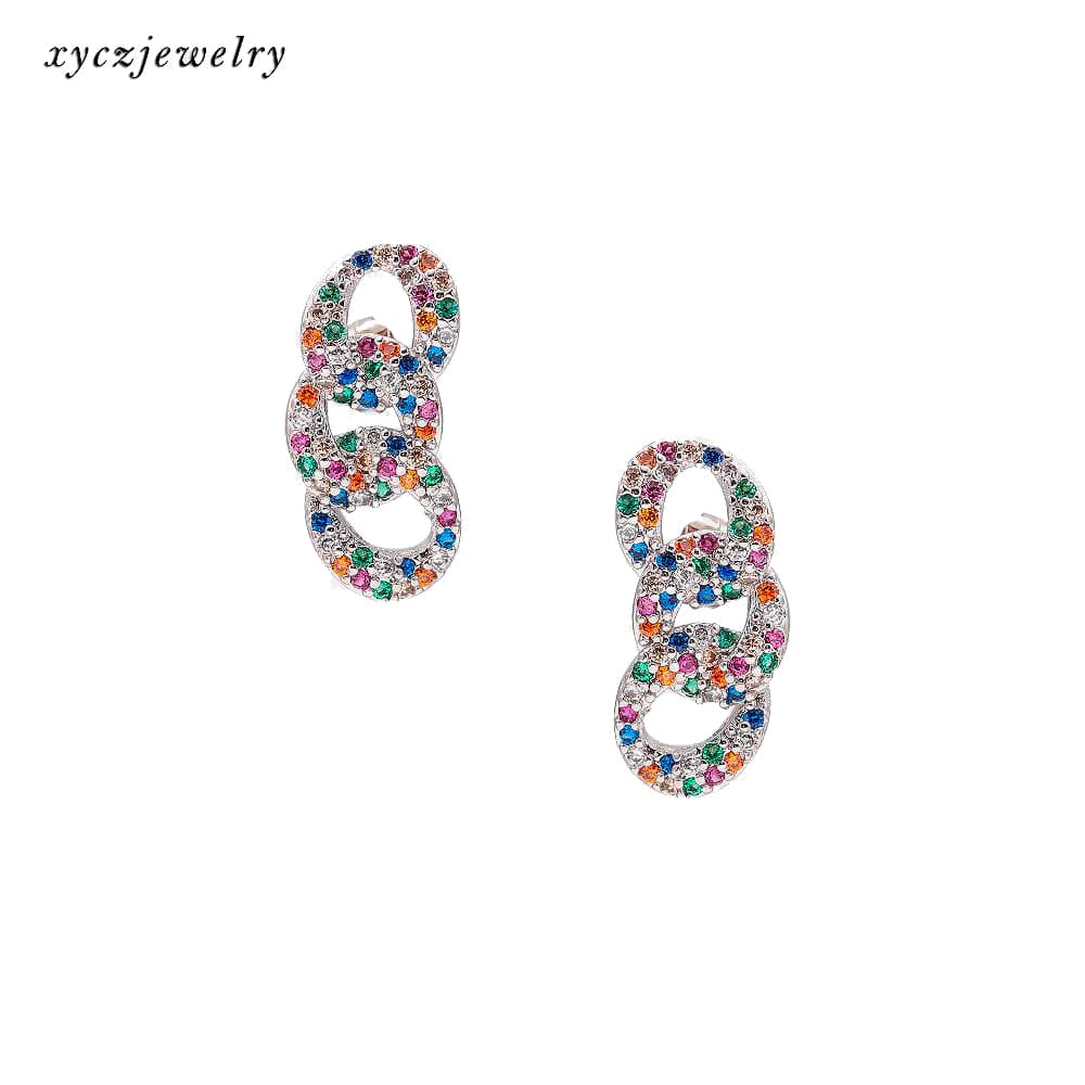 DESC - Brinco Aros Entrelaçados XYE103152