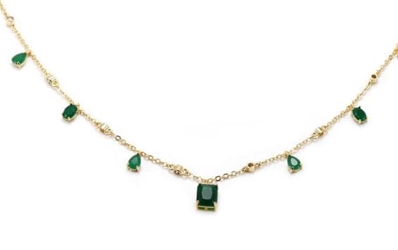 Colar Vidro Lapidado XYN100375-2