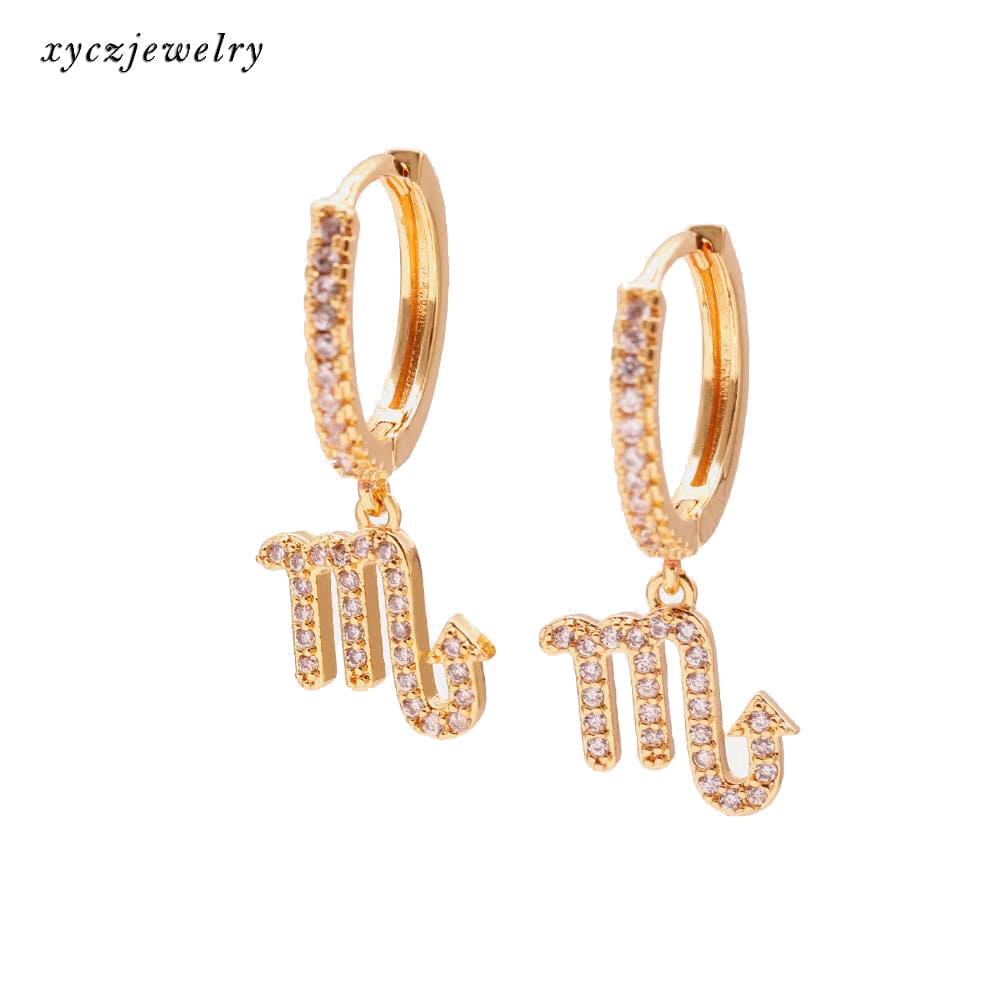 Brinco Argolinha Zodíaco XYE103447