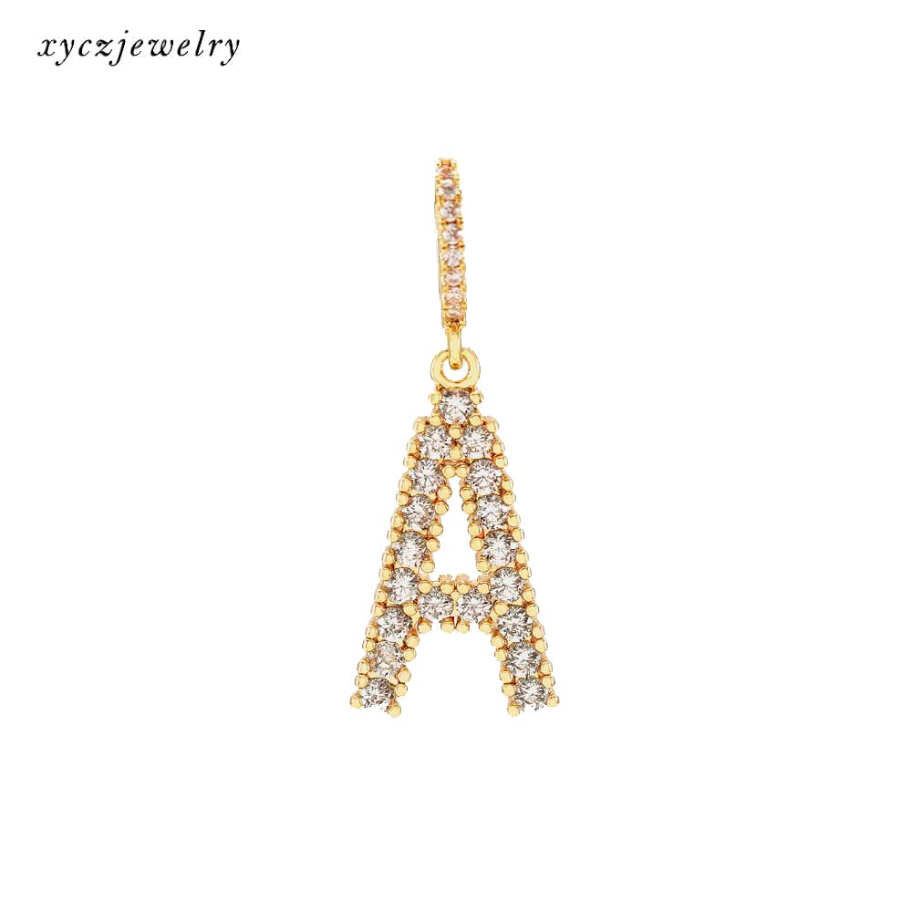 Pingente de letra inicial XYP101697 acessórios 配件