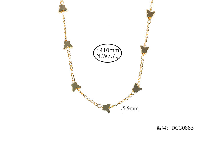 Colar Borboletas DCG0883