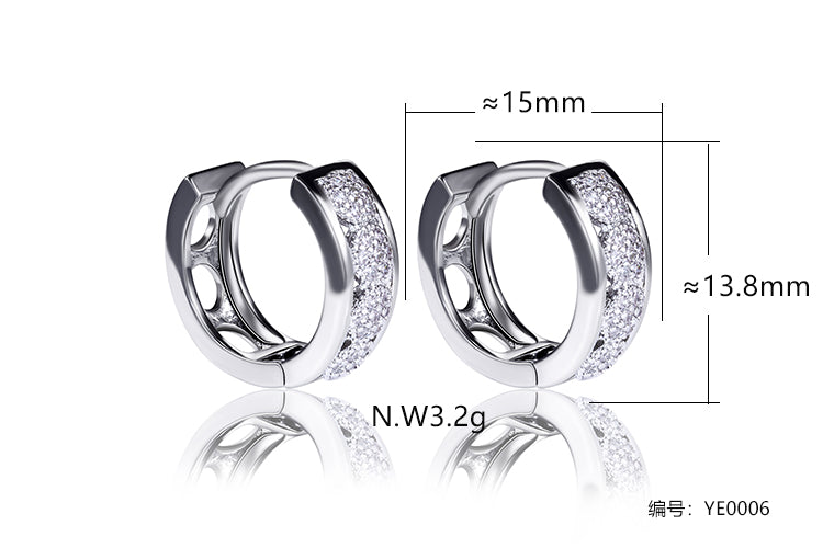 Brincos Argolas Elegancia YE0006