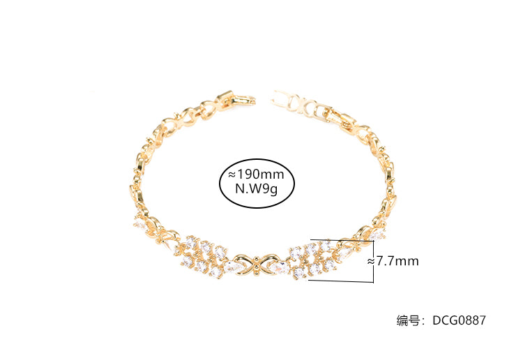 Pulseira cravejada Luxo DCG0887