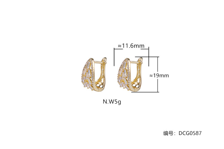 Brincos Argola Luxo DCG0587