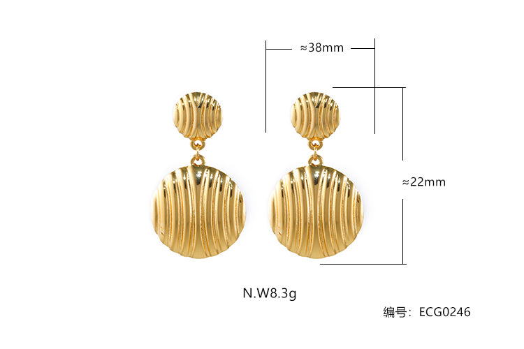 Brincos Luxo e Estilo Perfeito  ECG0246