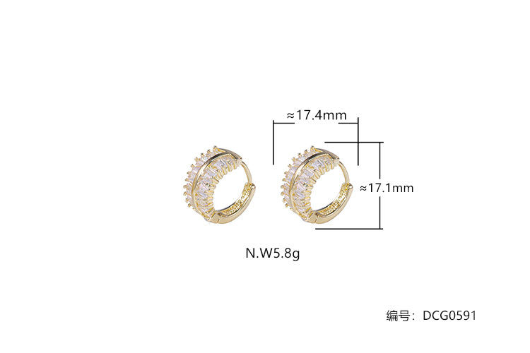 Brinco Argola Navete DCG0591