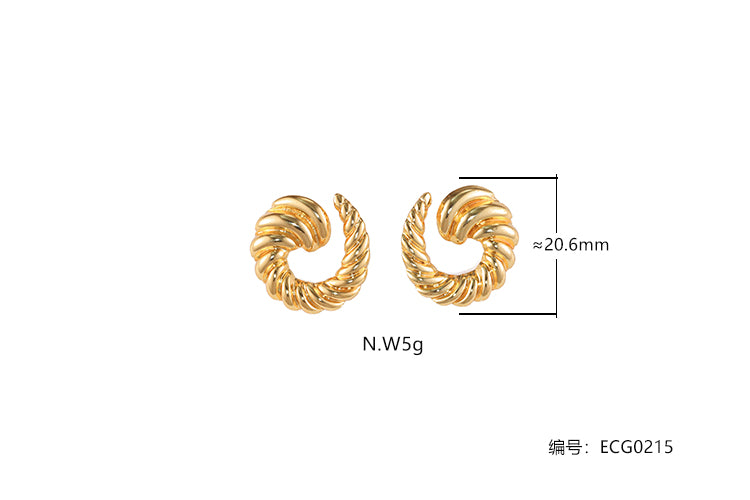 Brincos Caracol ECG0215