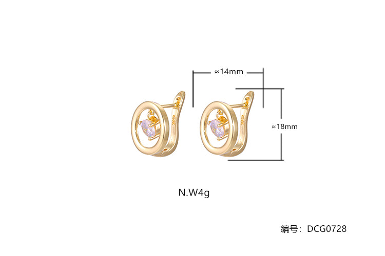 Brincos Luxo e Brilho DCG0728