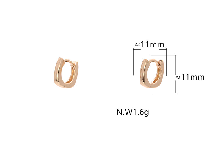 Trio argolas Quadradas XYS101924
