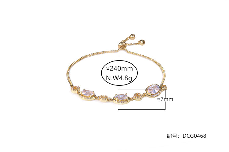 Pulseira Pedras cravejadas DCG0468