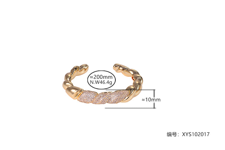 Bracelete Elegancia cravejado XYS102017