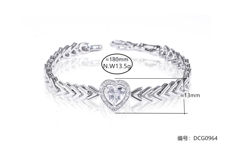 Pulseira Inspiracao Coracao DCG0964