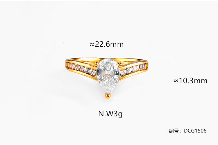 Anel Gota Lapidada DCG1506