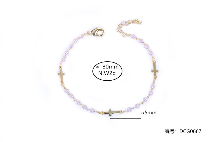 Pulseira Terco perola DCG0667