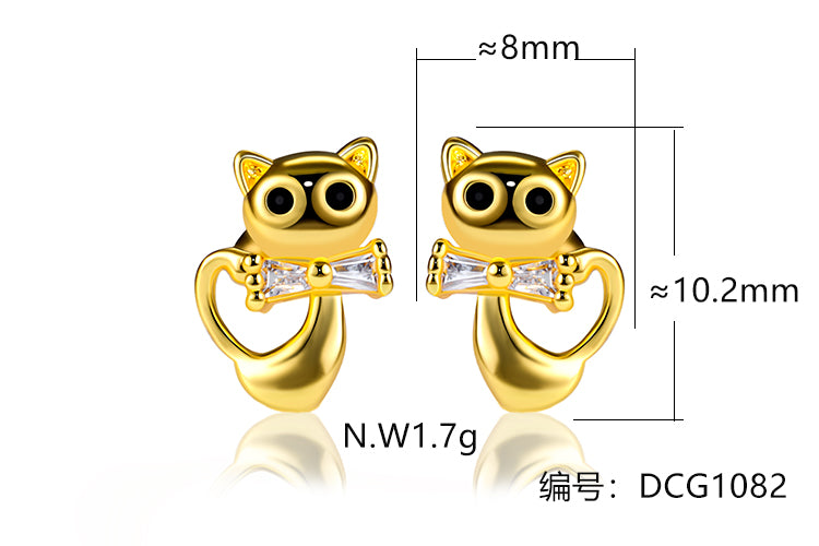 Brincos Cat Cute DCG1082