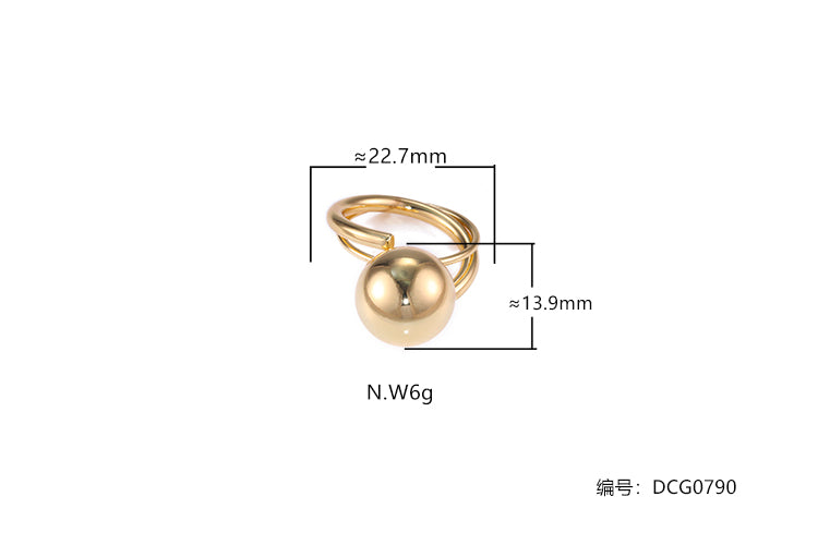 Anel Esfera Lisa Perfeita DCG0790