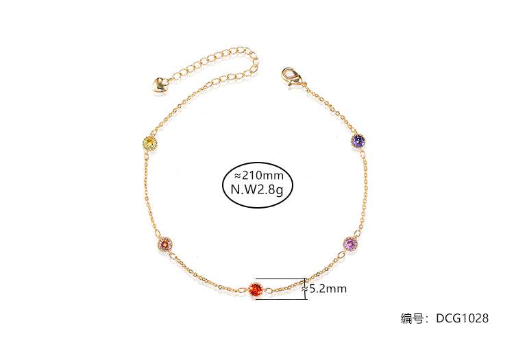 Tornozeleira Cores DCG1028