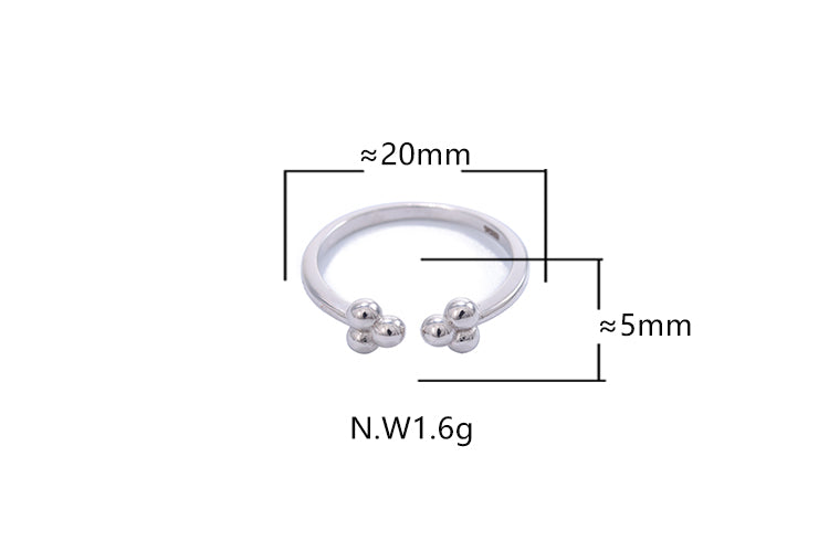 Anel Regulável - Prata 925 DCG0358