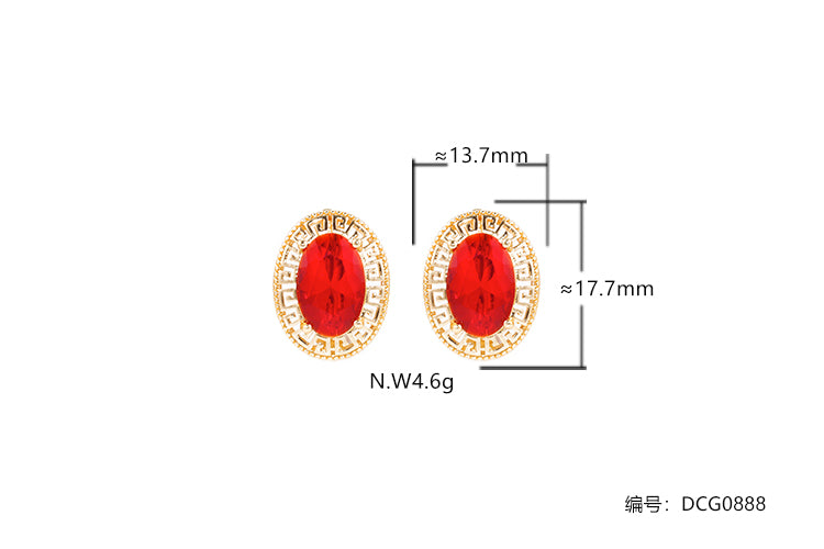 Brincos puro Luxo DCG0888