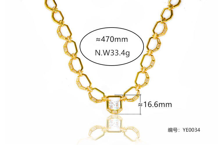 Colar Luxo e Realeza YE0034