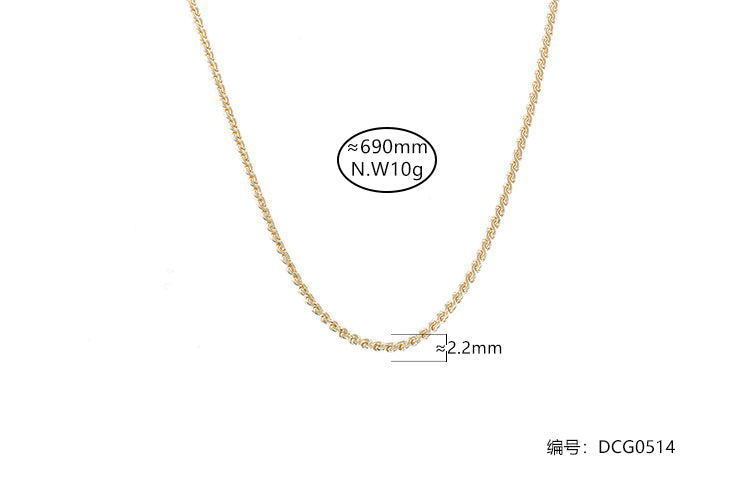 Colar Luxo perfeito 2.2N-70cm DCG0514