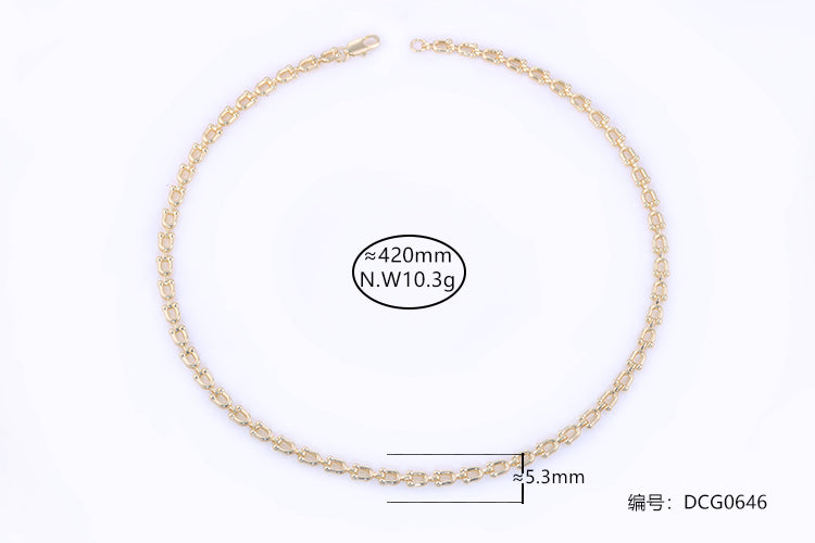 Colar elos de luxo DCG0646