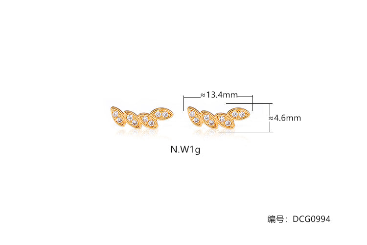 Brincos ear cuff cascata DCG0994