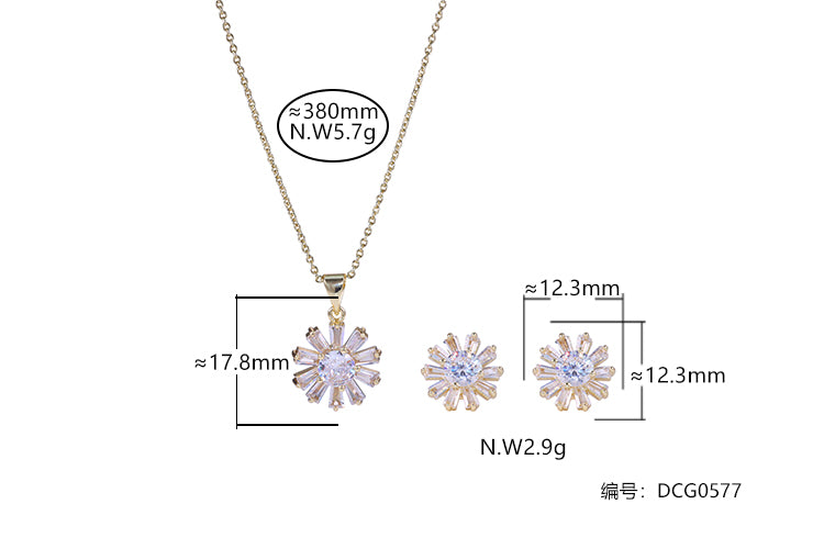 Conjunto Flores Cravejadas DCG0577