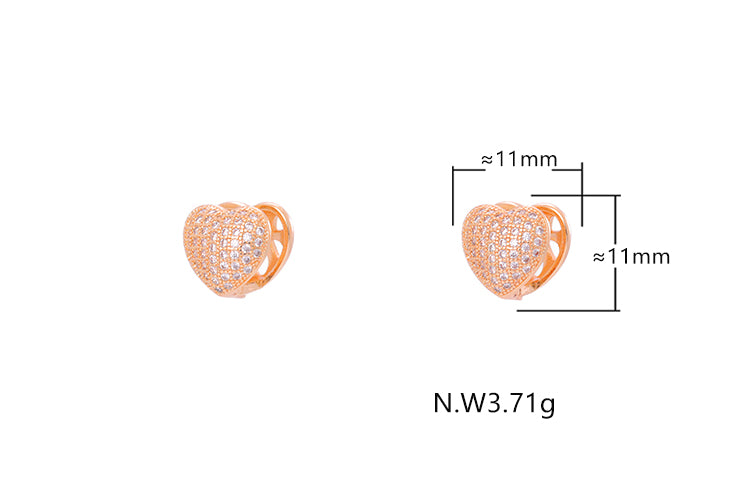 Brincos Coracoes DCG0073