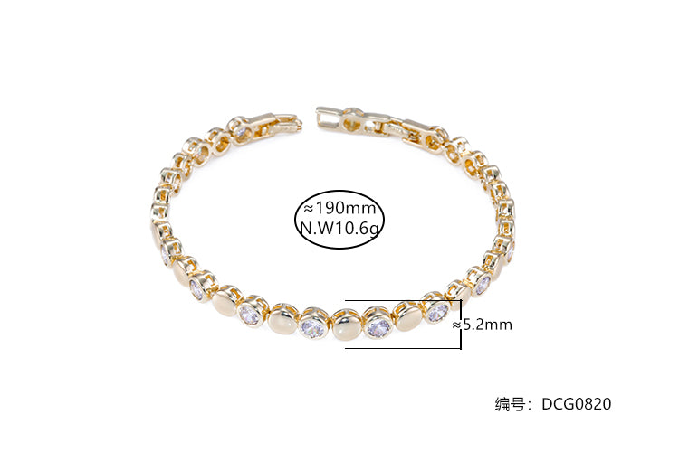 Pulseira Criculos brilhantes DCG0820