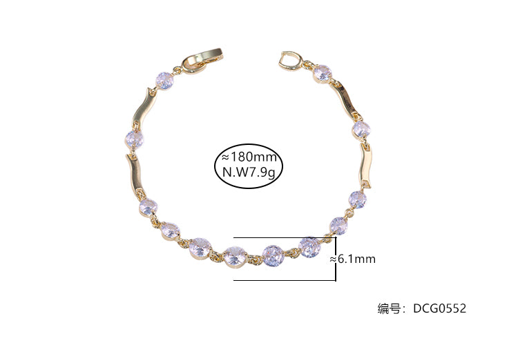 Pulseira iluminada cravejada DCG0552