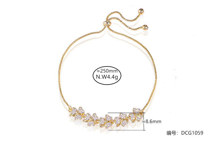 Pulseira Trevos da sorte DCG1059