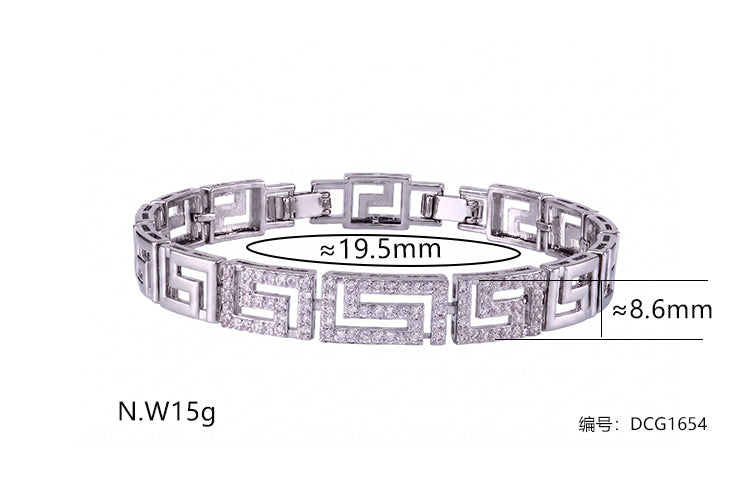 Pulseira Greek key DCG1654