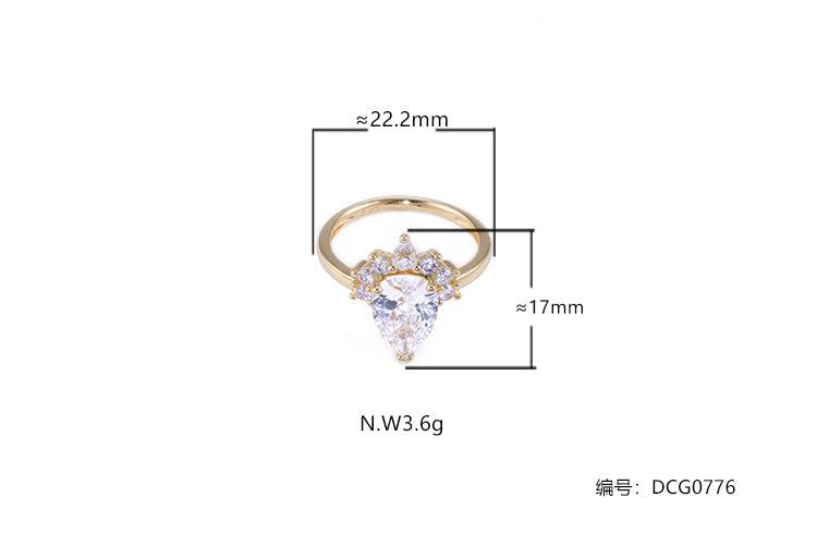 Anel puro Glamour DCG0776