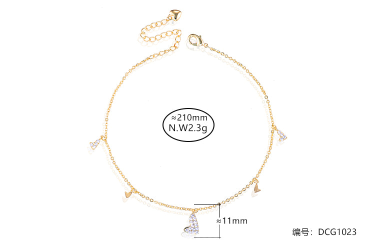 Tornozeleira Luxo Exclusivo DCG1023