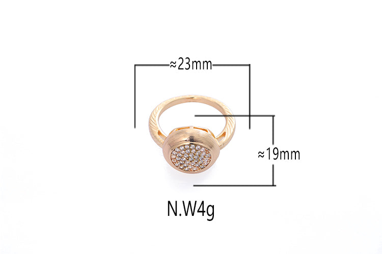 Anel Organico Cravejado XYR103731