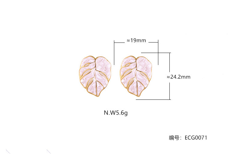 Brincos Folhas ECG0071