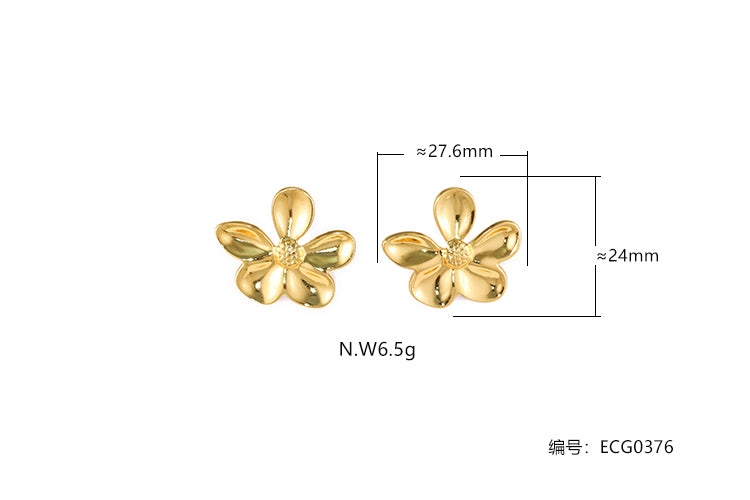 Brincos flores do verao ECG0376