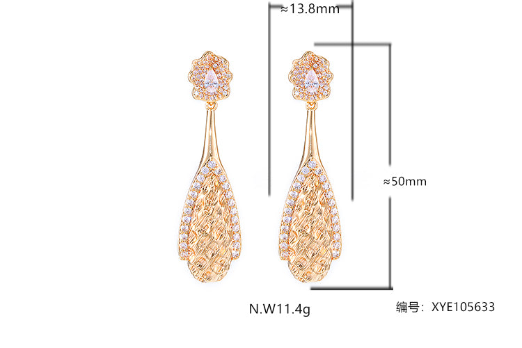 Brincos Gota e Elegancia XYE105633