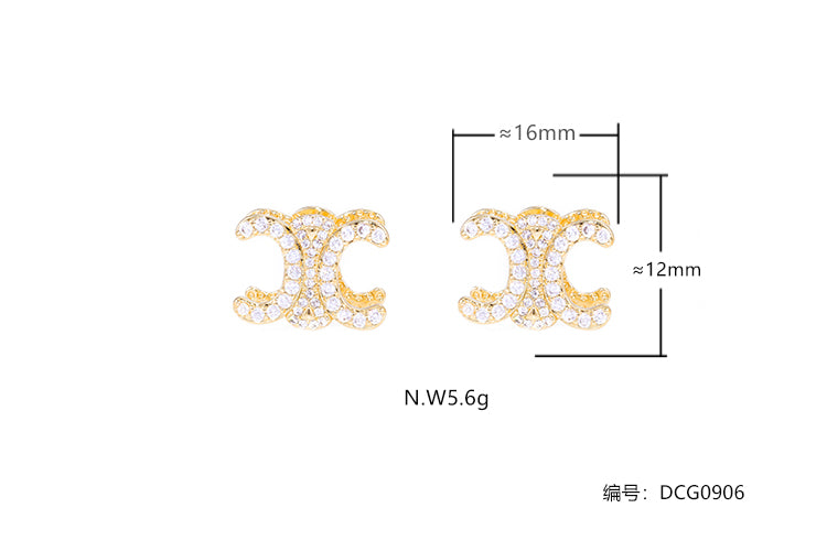 Brincos brilho e elegancia DCG0906