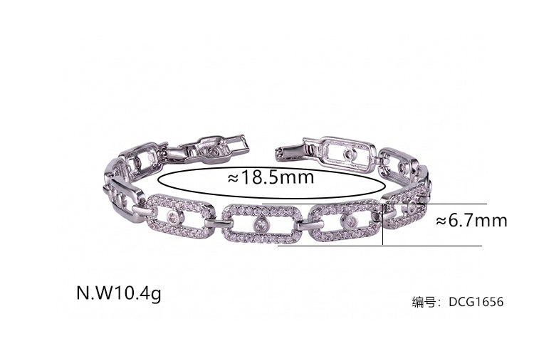 Pulseira Elos Ovais inspiracao DCG1656